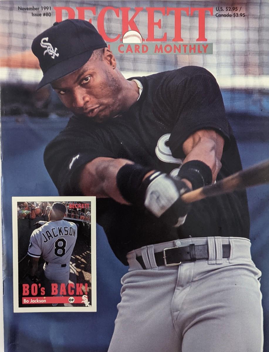Beckett baseball card monthly magazine november 1991 issue 80