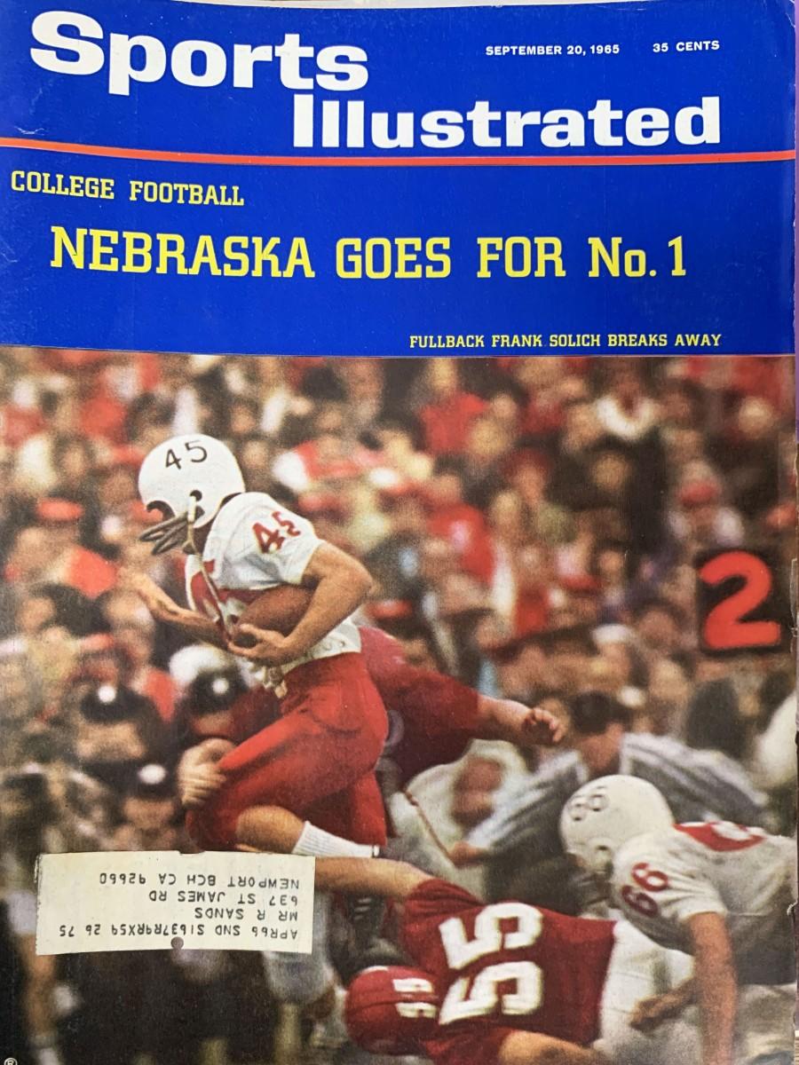 Sports Illustrated Magazine 1965 Frank Solich Issue