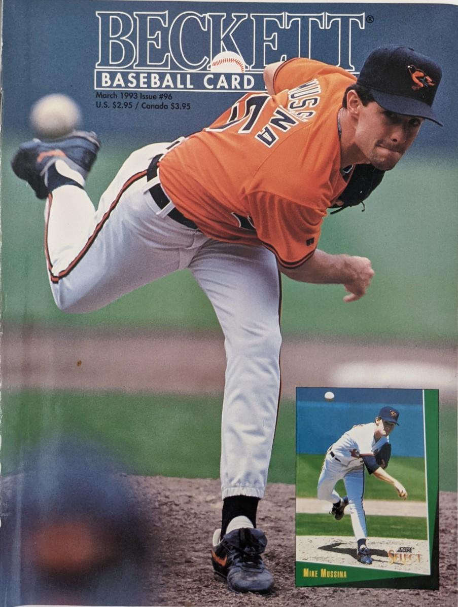 Beckett baseball card monthly march 1993 issue 96 estatesales