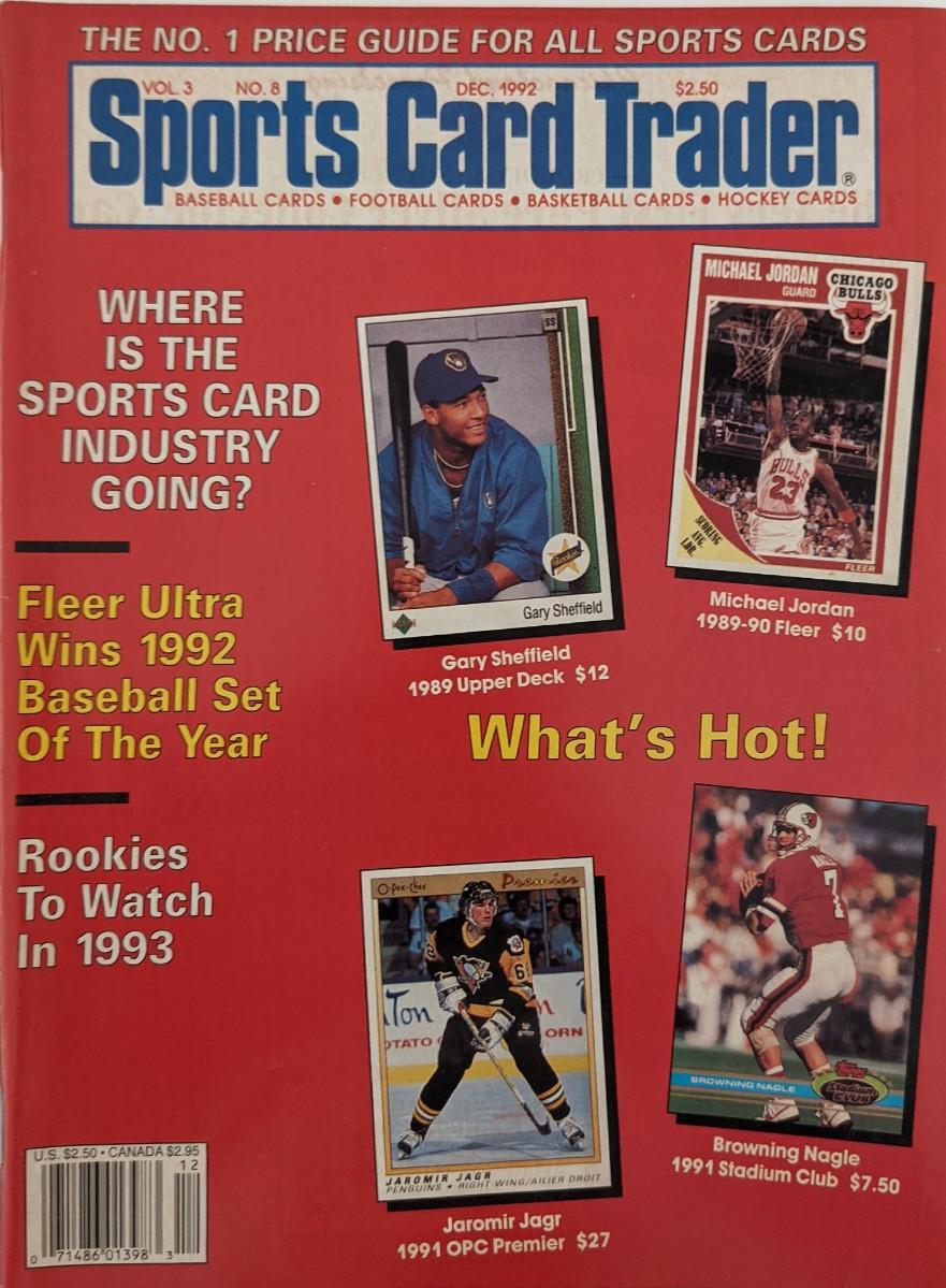 Sports Card Trader Magazine Dec. 1992 Vol. 3 No.8