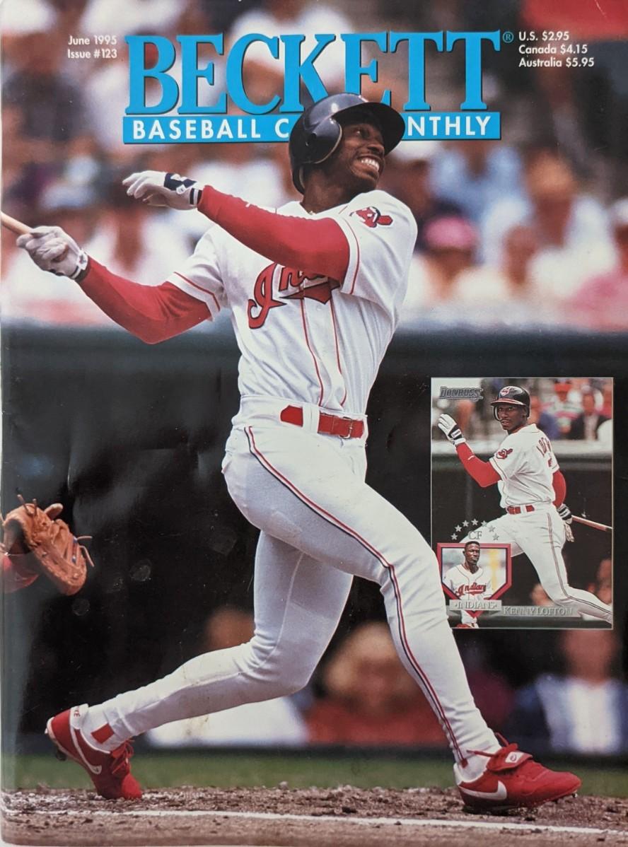Beckett Baseball Card Monthly Magazine Kenny Lofton June 1995