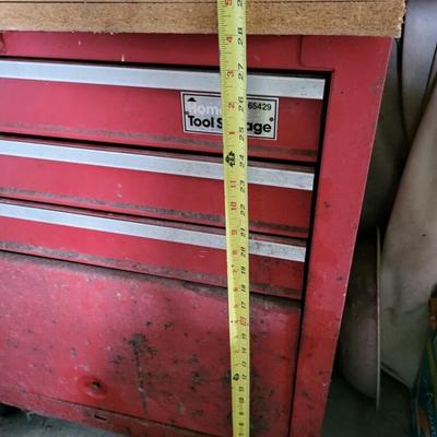 Metal tool storage & contents