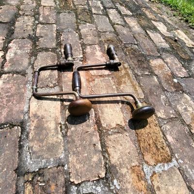 Antique tools LOT 3 - handcrank drills