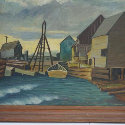 1940-50'S IMPRESSIONIST OIL ON BOARD SIGNED HW HEIN