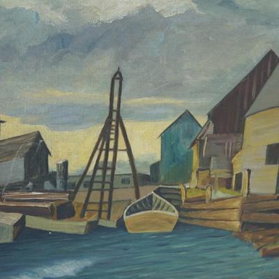 1940-50'S IMPRESSIONIST OIL ON BOARD SIGNED HW HEIN