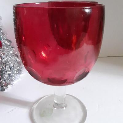 Cranberry Glass Lot 