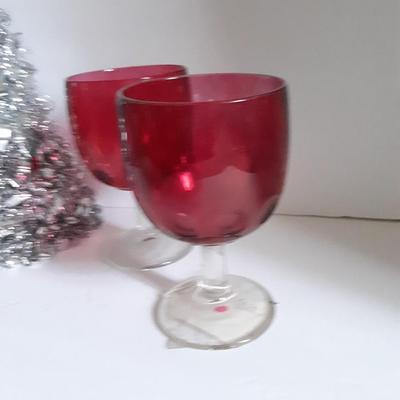 Cranberry Glass Lot 