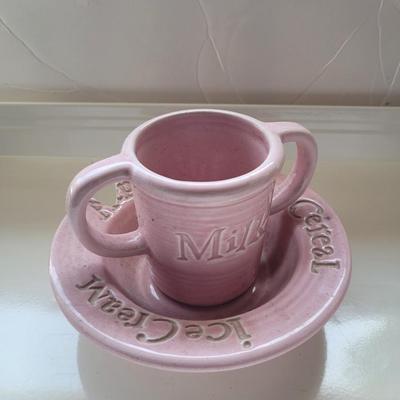 Vintage Milk & Cereal Set Bowl and Mug