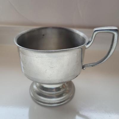 Fleur de Lis Pewter Cup Chalice