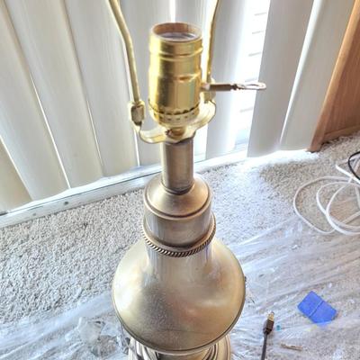 Brass Lamp 34 in