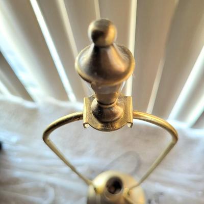 Brass Lamp 34 in