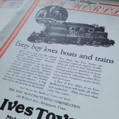 Antique Toy World Vintage Catalogs- Ephemera Lot #1
