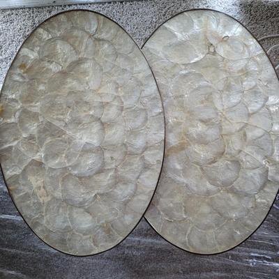 Vintage Abalone Oval Placemats