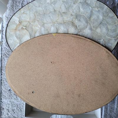 Vintage Abalone Oval Placemats