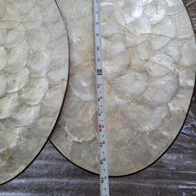 Vintage Abalone Oval Placemats