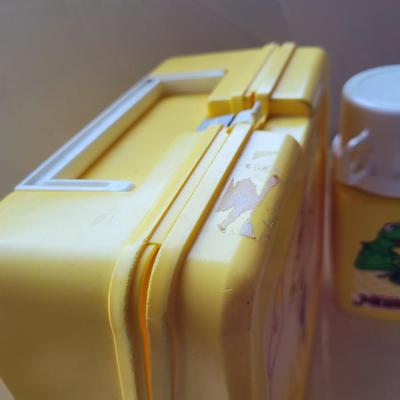 Vintage Miss Piggy-Muppets Lunch Box  * Kermit the Frog Thermos
