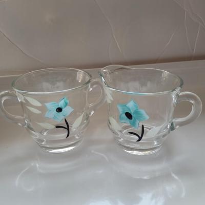 Bartlett Collins Gay Fad Creamer & Sugar Bowl 