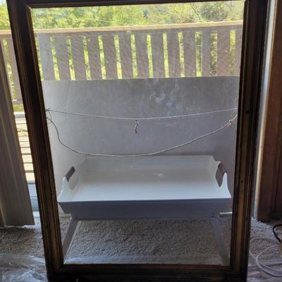 Antique Wood Picture Frame 29 inches