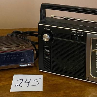 Sony and Panasonic Radios