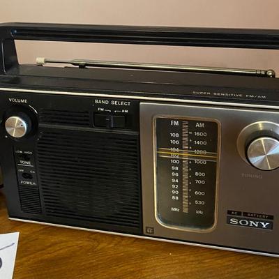 Sony and Panasonic Radios