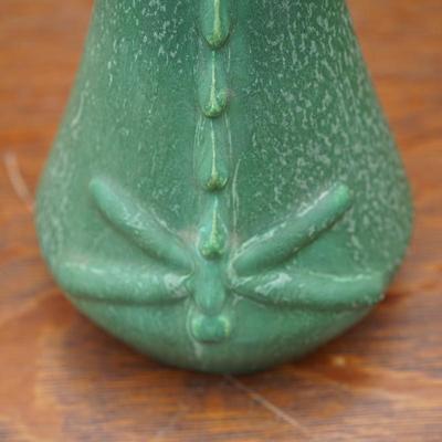 DOOR   POTTERY " DRAGONFLY" PATTERN 6" SIGNED SCOTT DRAVES