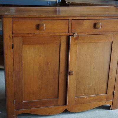 ANTIQUE WALNUT JELLY CABINET