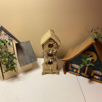 Birdhouse trio lot #3
