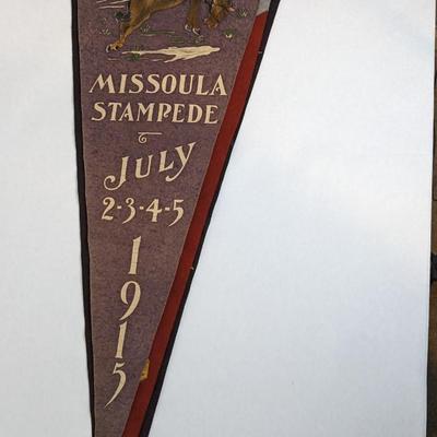 Antique Montana Pennants