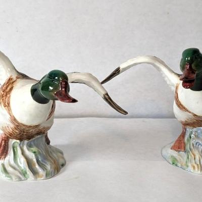 Vintage Beswick Mated Rising Mallards