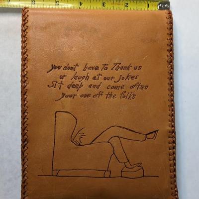 Hand Tooled Leather Purses and Photo Album