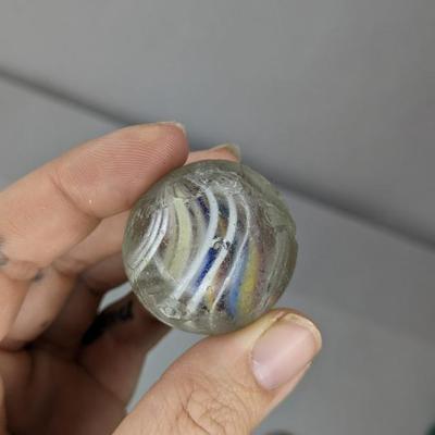 Antique Glass and Glazed Marbles