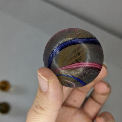 Antique Glass and Glazed Marbles
