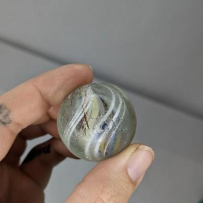 Antique Glass and Glazed Marbles