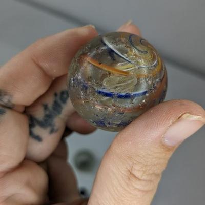 Antique Glass and Glazed Marbles