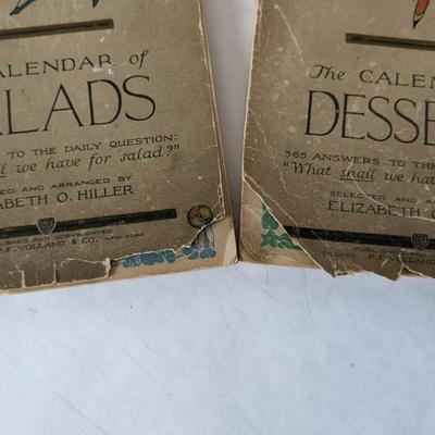 1900's Calendar Cookbooks and Travelling Sentiments