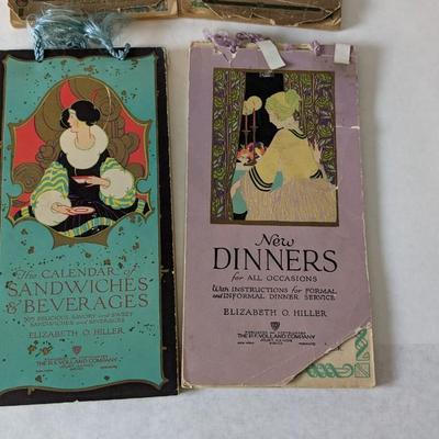 1900's Calendar Cookbooks and Travelling Sentiments