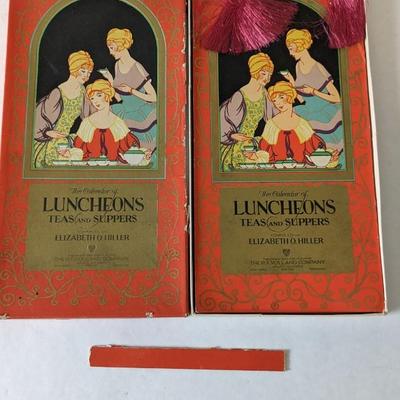 1900's Calendar Cookbooks and Travelling Sentiments