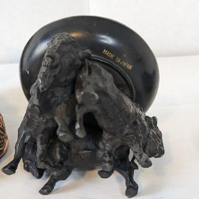 Antique Metal Ashtrays