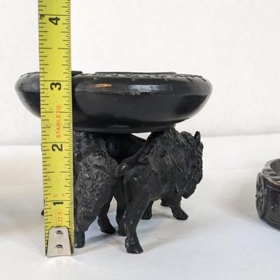 Antique Metal Ashtrays