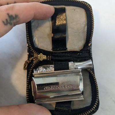 Antique Gillette Razors and Shaving Assortment