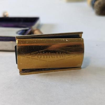 Antique Gillette Razors and Shaving Assortment