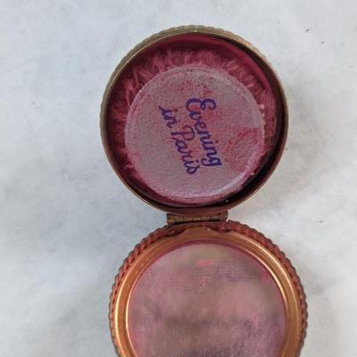 Monogramed and Metal Antique Vanity Sets