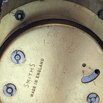Seth Thomas 4 Jewel Arch Top Clock and Brass Smith's Clock