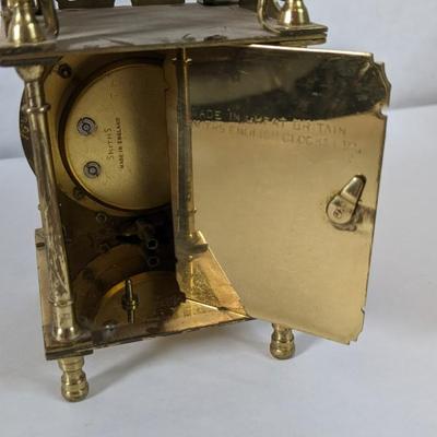 Seth Thomas 4 Jewel Arch Top Clock and Brass Smith's Clock