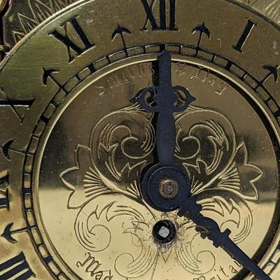 Seth Thomas 4 Jewel Arch Top Clock and Brass Smith's Clock
