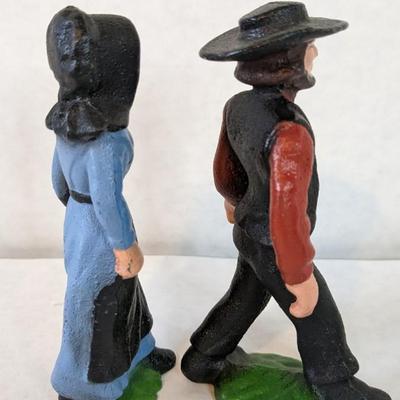 Cast Iron Amish Figures & Small Irons
