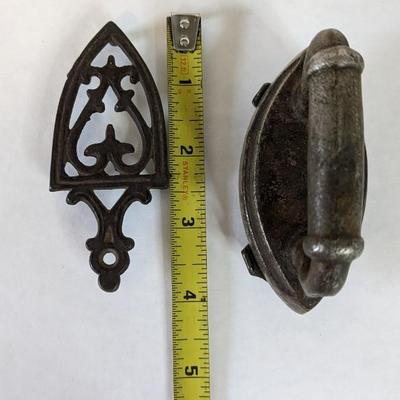 Cast Iron Amish Figures & Small Irons