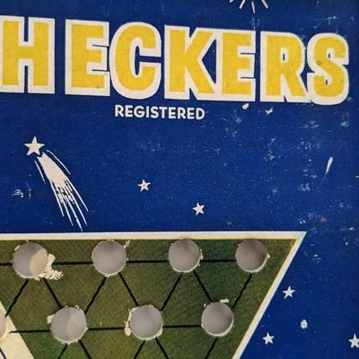 Lindstrom's Gold Star Table Top Pinball, Star Checkers, and More!