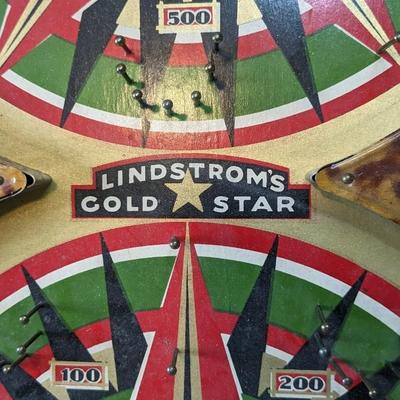 Lindstrom's Gold Star Table Top Pinball, Star Checkers, and More!