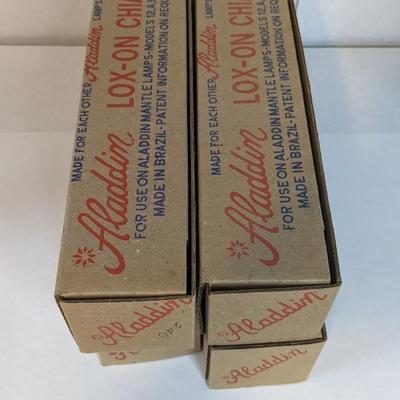 New in Box Aladdin Lox-On Chimney's